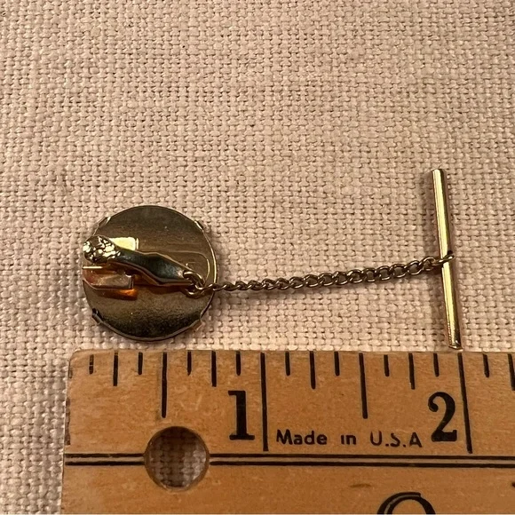SWANK Gold Tone 1904 Indian Head Penny Tie Clip